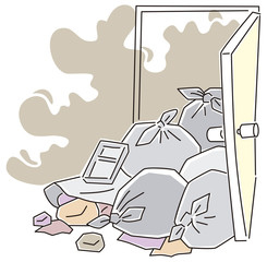 ゴミ屋敷の片付け