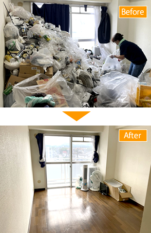 ゴミ屋敷の片付け