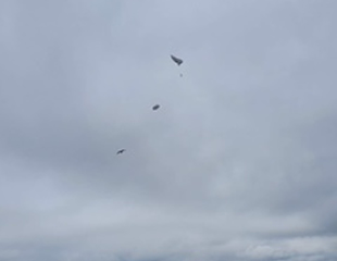 直葬散骨の様子