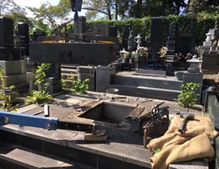 墓じまい工事