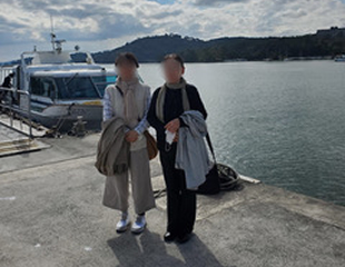 海洋合同散骨の様子